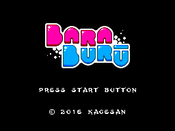 Bara Buru (Homebrew) — Title screen